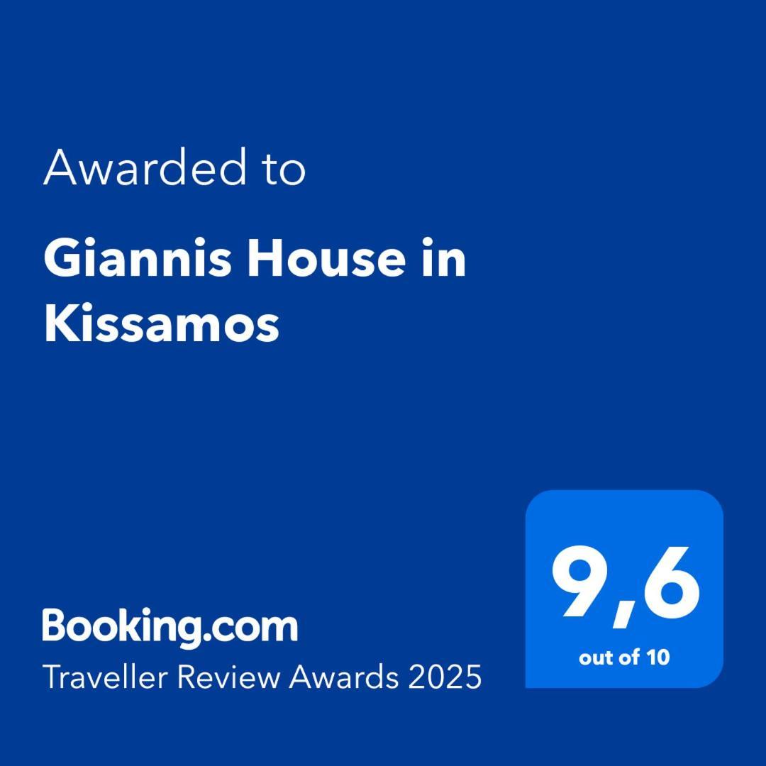 Giannis House In Kissamos Apartment Екстериор снимка